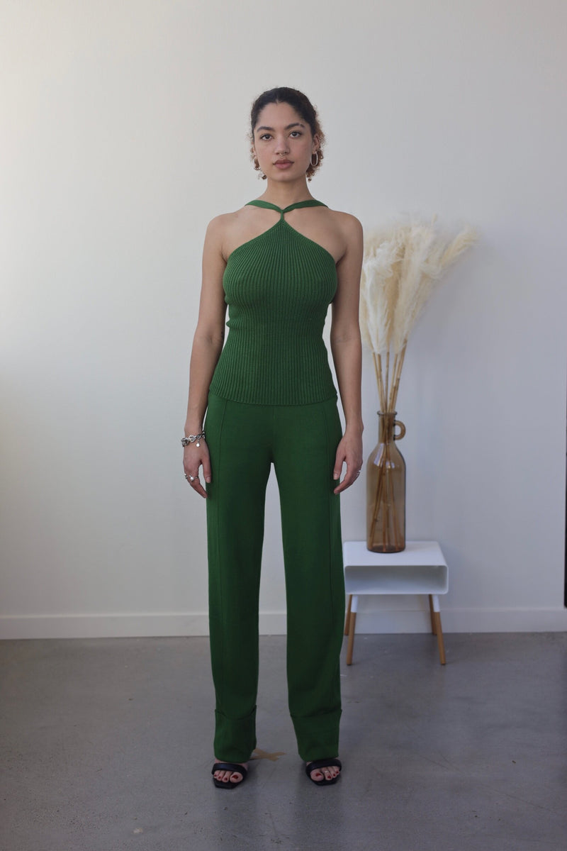 PALMA TWO PIECE PANT SET IN GREEN ...